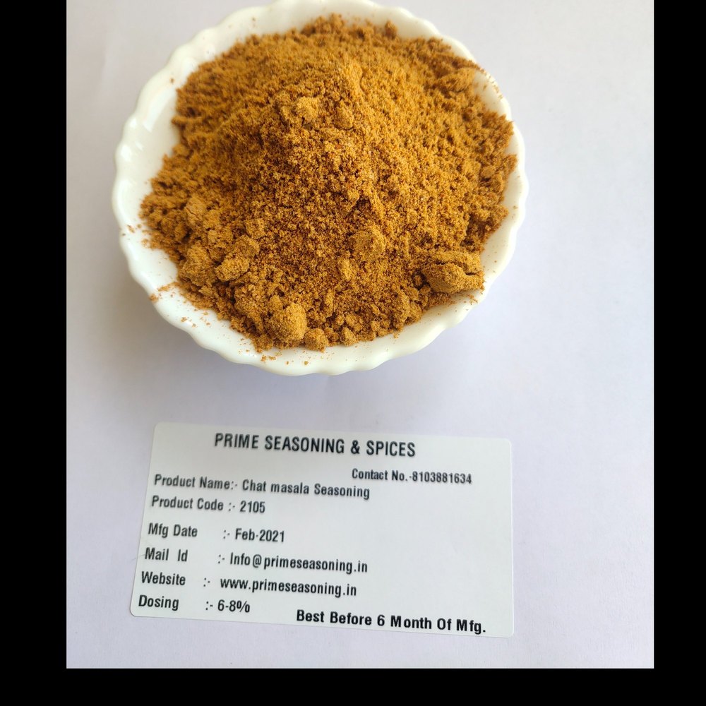 Chat Masala Seasoning, Packaging Size: 500 g, Packaging Type: Packets