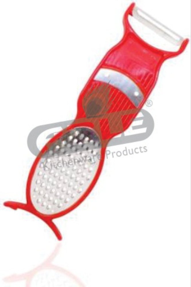 Multicolor plastic and steel Able 3 In1 Grater, For Kitchen