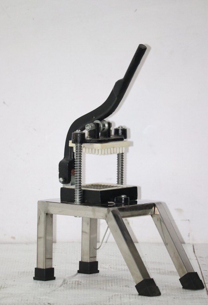 Stainless Steel Commercial French Fries Cutter, Capacity: 10 kg/Hour
