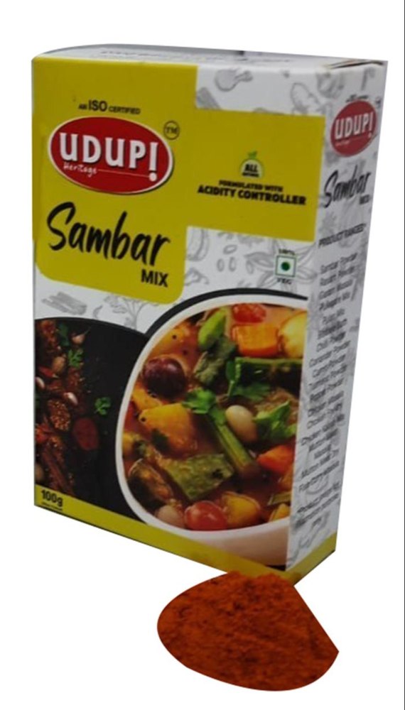 Udupi Sambar Powder, Packaging Size: 100 g, Packaging Type: Box