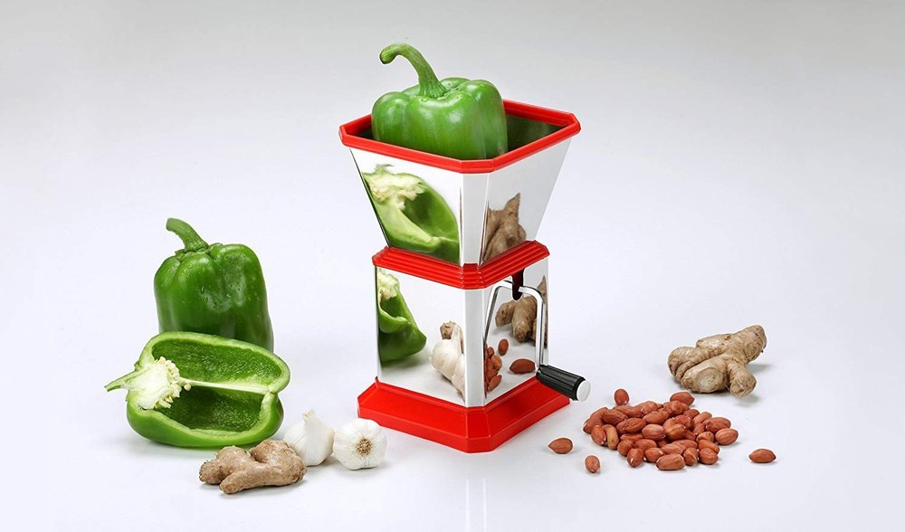 kavya kitchanware Plastic Hand Operated Chilly Cutter, For Use For Home