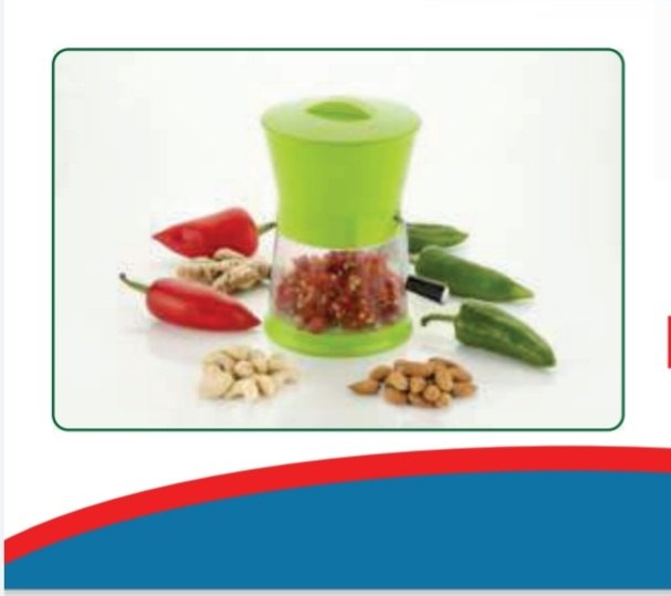 Common Box Green Trasnparent Round Chilly Cutter, For Kitchen