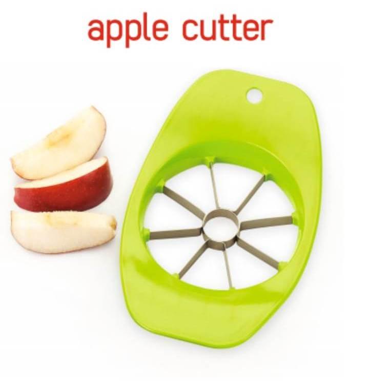 Sharanam Green Plastic Apple Cutter
