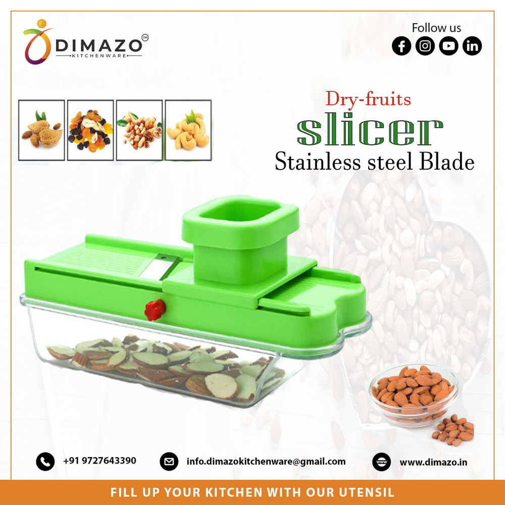 Plastic Dry Fruit Slicer, For Kitchen