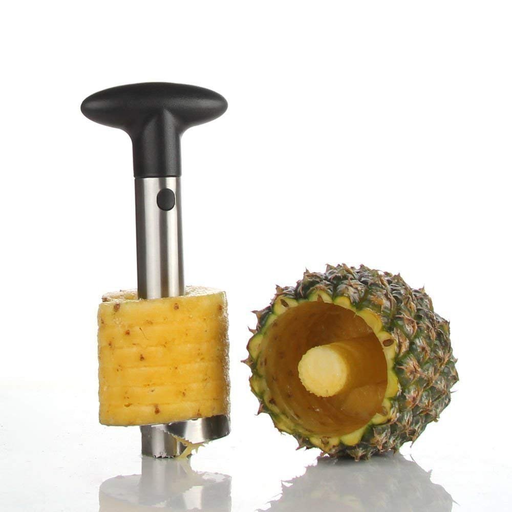 Silver Stainless Steel Pineapple Cutter For Kitchen