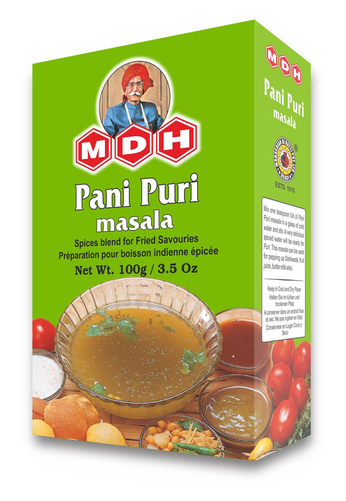 MDH Pani Puri Masala, Packaging Size: 100 g, Packaging Type: Box
