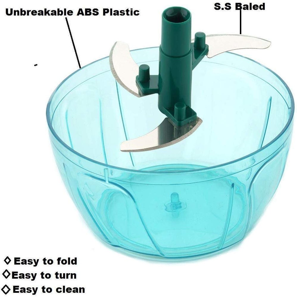 Multicolor Manual Plastic Vegetable Chopper, For Chopping