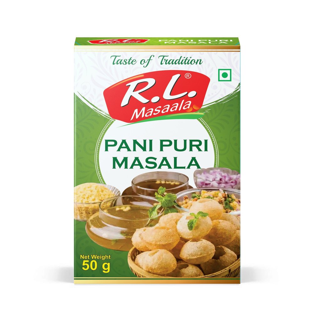 RL 50 g Pani Puri Masala, Packaging Type: Box