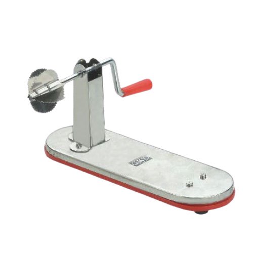 Stainless Steel And Plastic Silver And Red P-07 Extra Long Coconut Scraper, For Home, Hotels And Restaurant