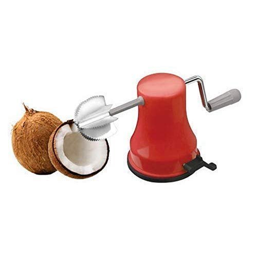 Plastic Red Coconut Scraper, For Home