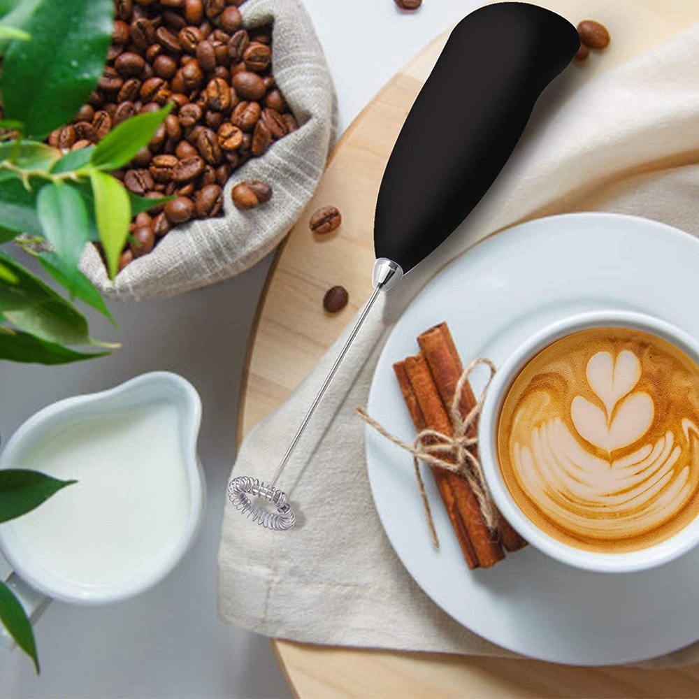 Multicolor Portable Electric Coffee Beater Handheld Milk Coffee Mixer Frother, Egg Beater