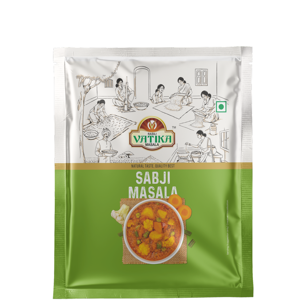 Vatika Brown Sabji Masala, Packaging: Packet