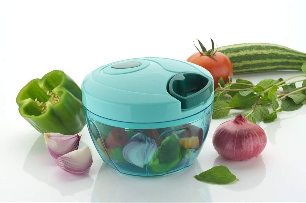 Plastic Green Mini Food Chopper, For Home And Kitchen