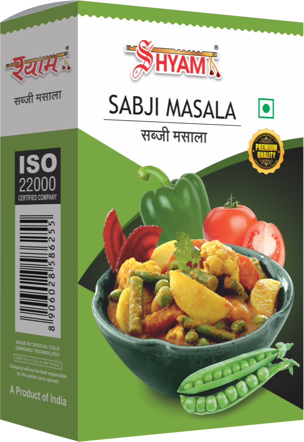 SHYAM SABJJI MASALA 12g, Packaging Type: Box