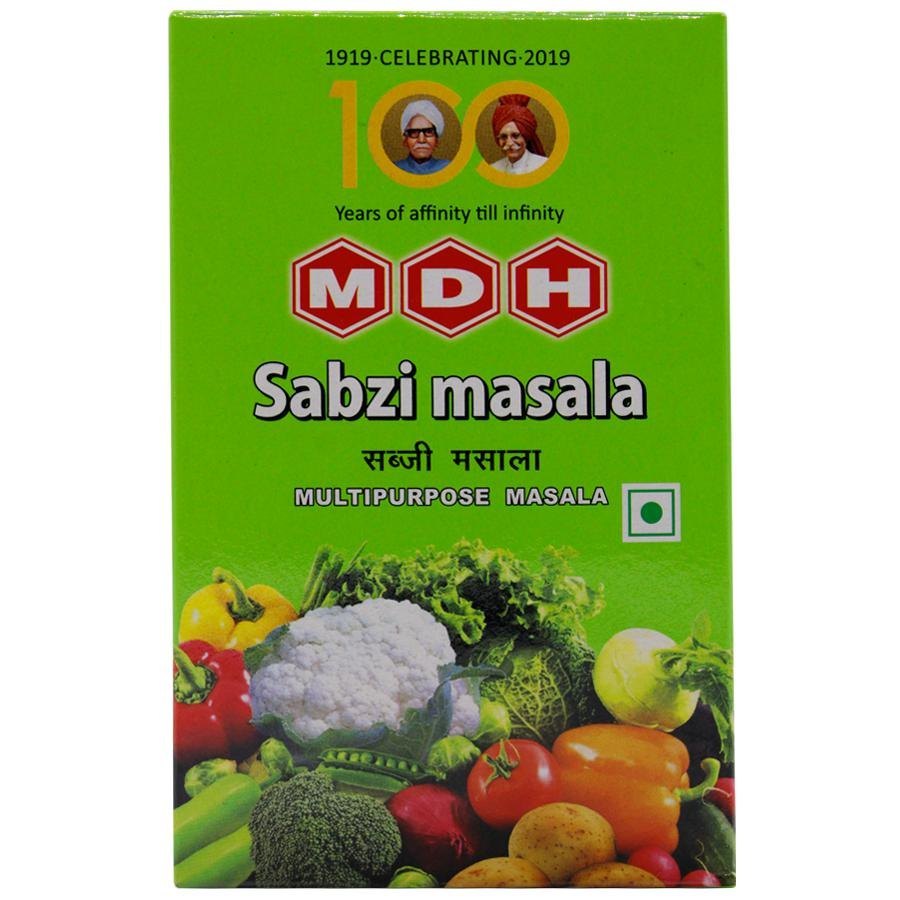 MDH Sabzi Masala, Packaging Size: 100 g, Packaging Type: Box