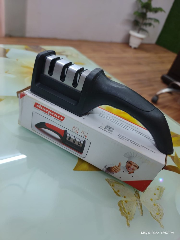 Knife Sharpener, For Kitchen, Automation Grade: Manual