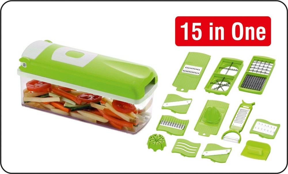 A B S Green 15 In 1 Nicer Dicer, For Kitchen