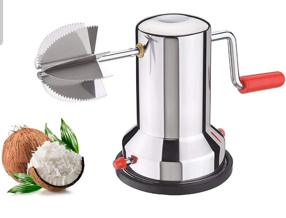 SS Silver Mini Coconut Scraper, For Home