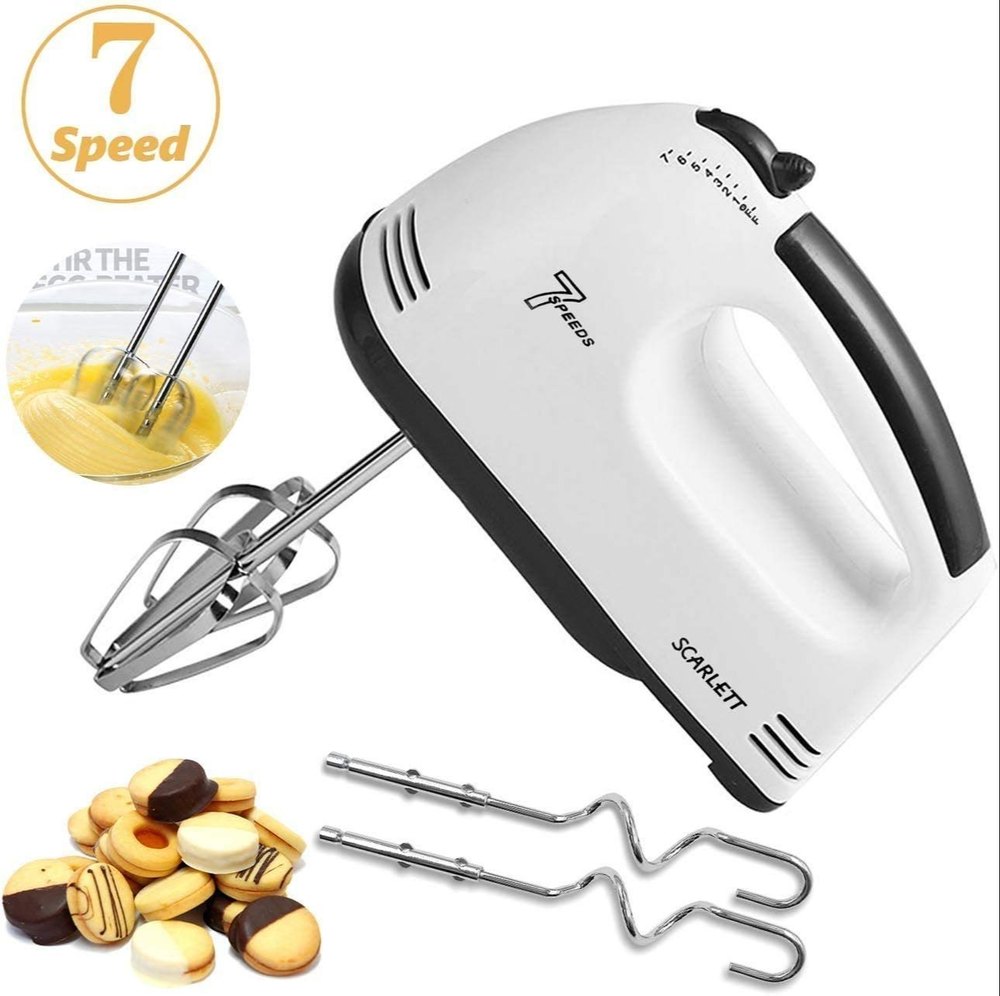 Stainless Steel White Scarlett Electric Beater 260 Watt, For Multipurpose