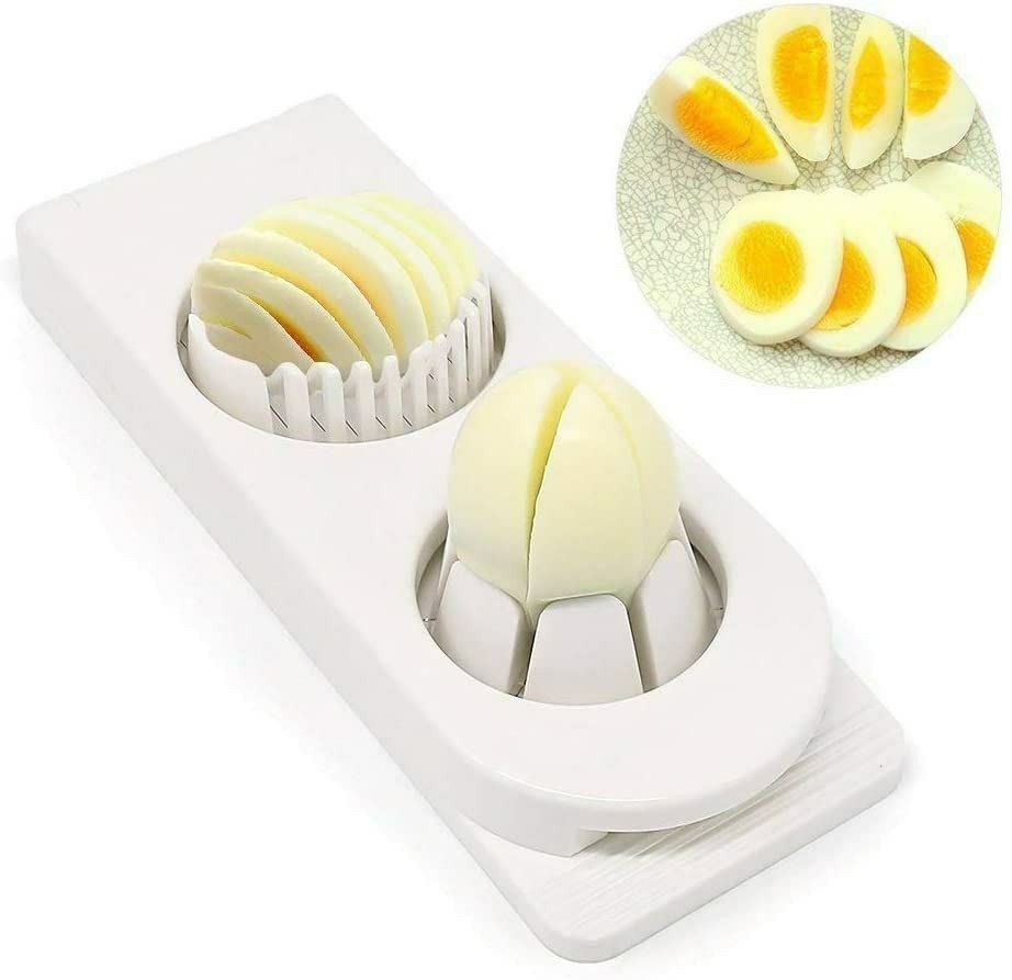Plastic Multicolor 2 IN 1 EGG SLICER Cutter, For Kitchen