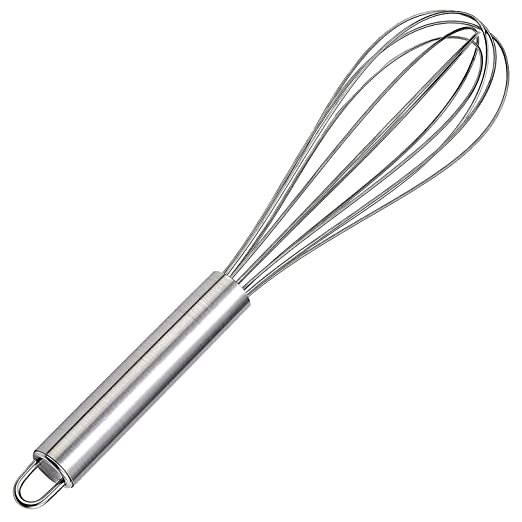 Stainless Steel Kitchen Utensil Balloon Shape Wire Whisk, Egg Beater, Kitchen Tool, 20cm