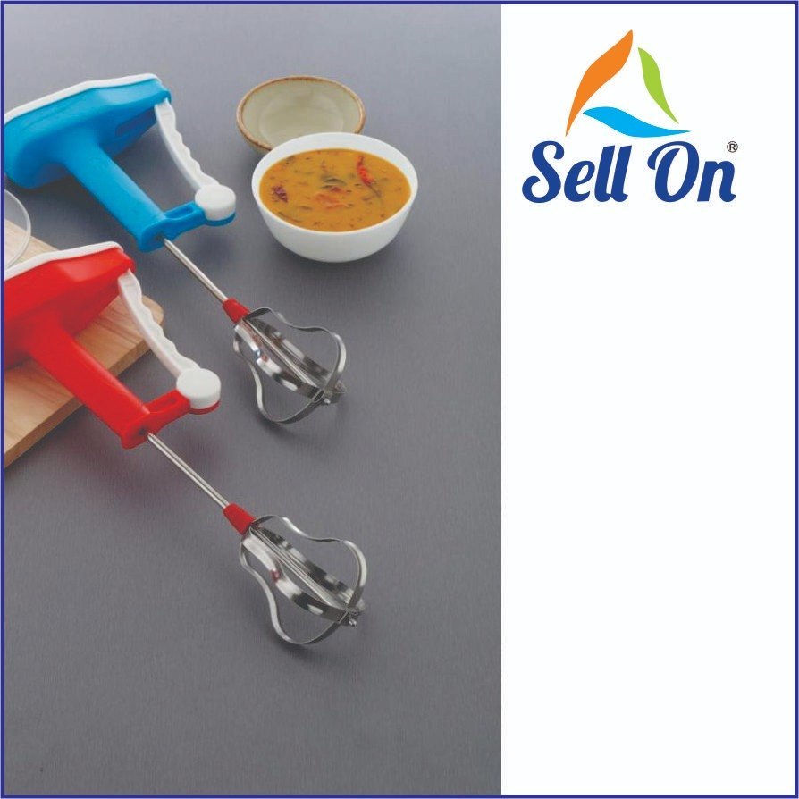 Sell On Red, Blue Hand Mixer Blender, For Kitchen, Blade Material: Stainless Steel