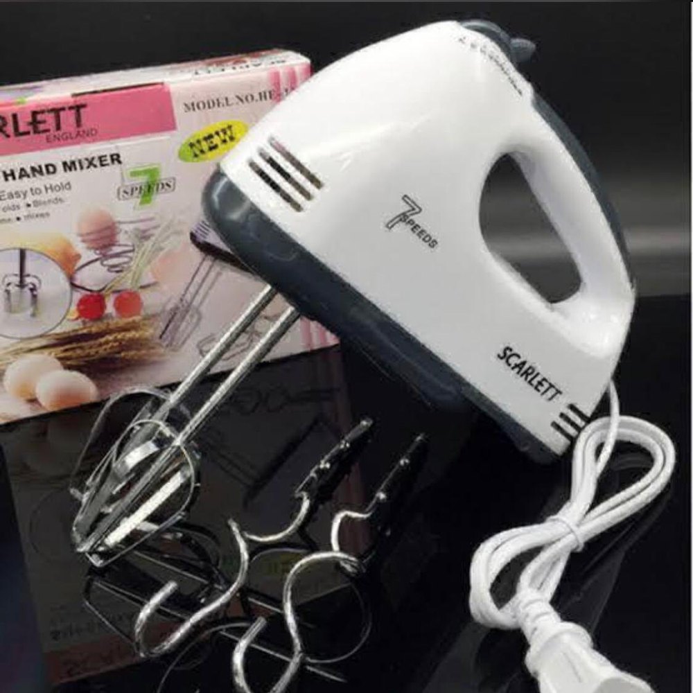 Pan India A Grade Scarlett Egg Beater Hand Mixer, Carton