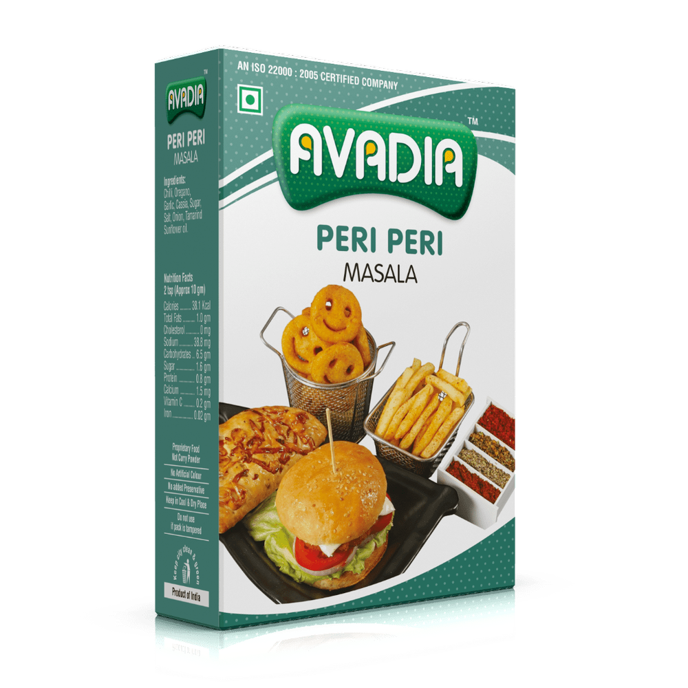 Avadia Peri-Peri Masala, Packaging Type: Box