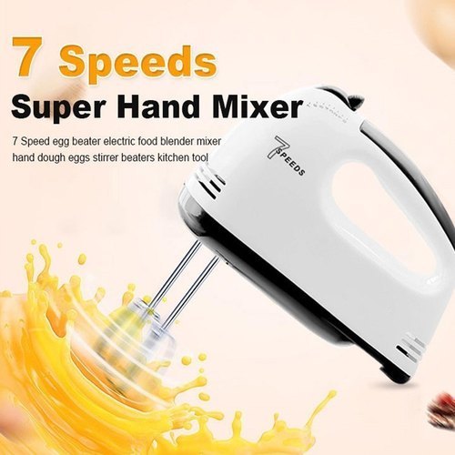 Plastic And Steel White Scarllet Hand Blender Mixer 260W Electric Egg Beater For Cake Pastry