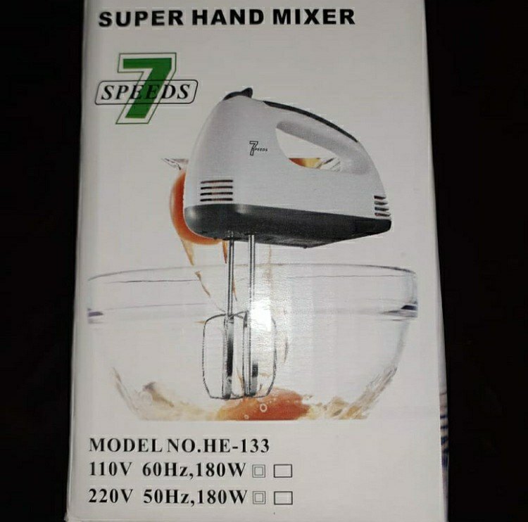 White Stainless Steel 180 Watt Scarlet Beater