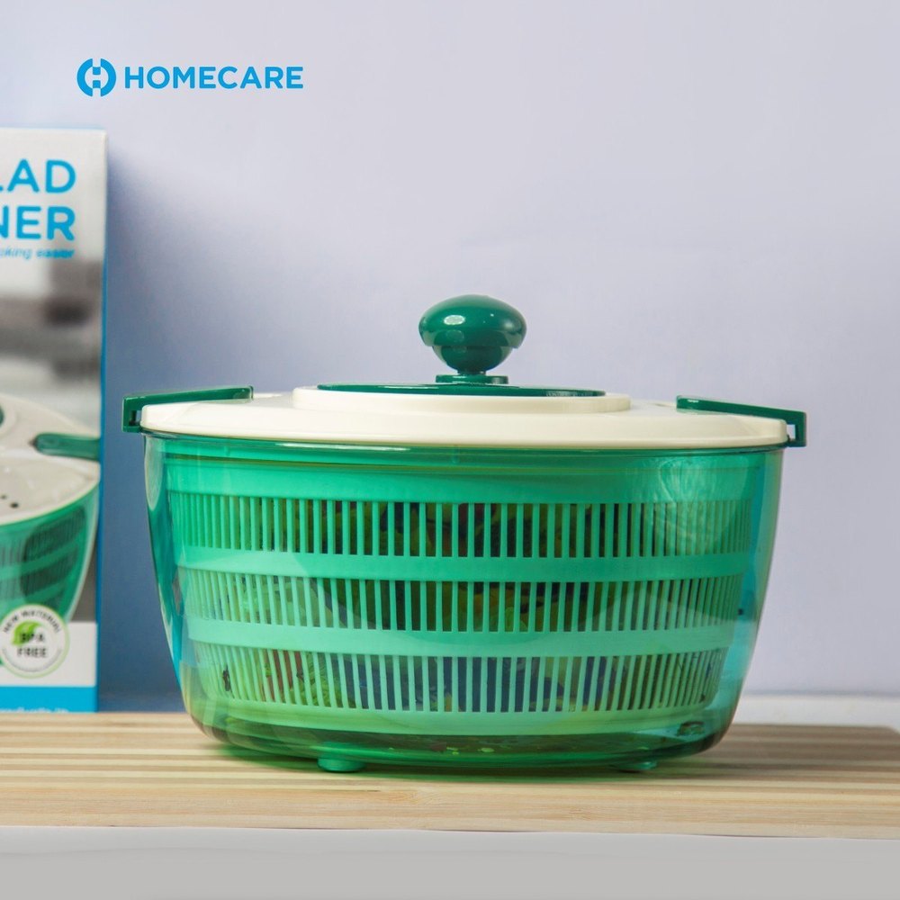 Plastic Green Salad Spinner, For Kitchen