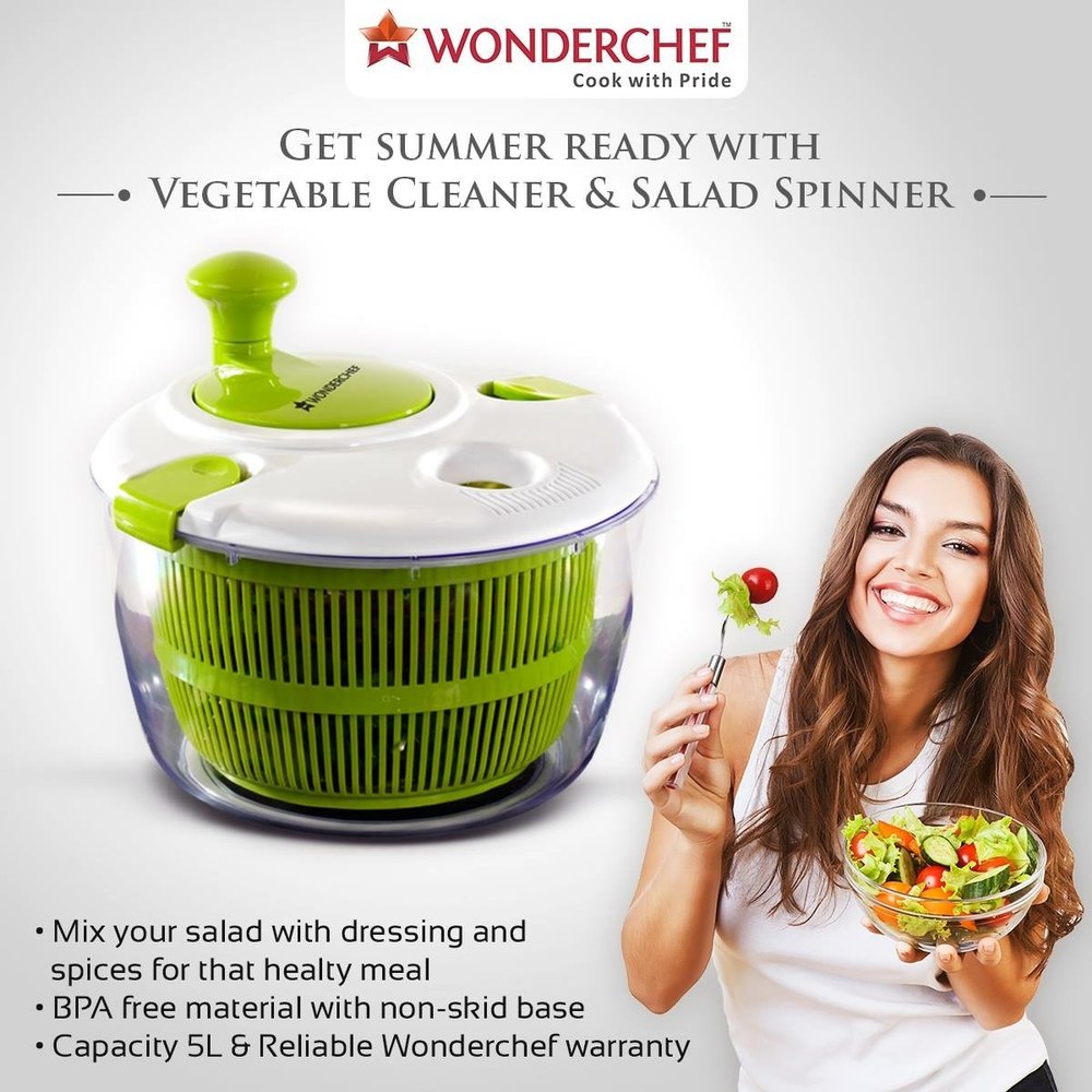 Wonderchef Vegetable Cleaner & Salad Spinner