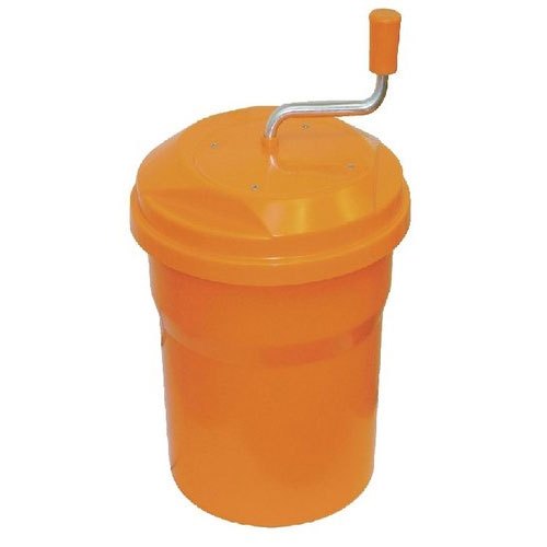 Orange Manual Plastic Salad Spinner for Commercial