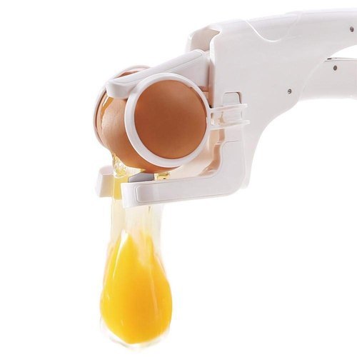 Plastic White Egg Cracker, For Home