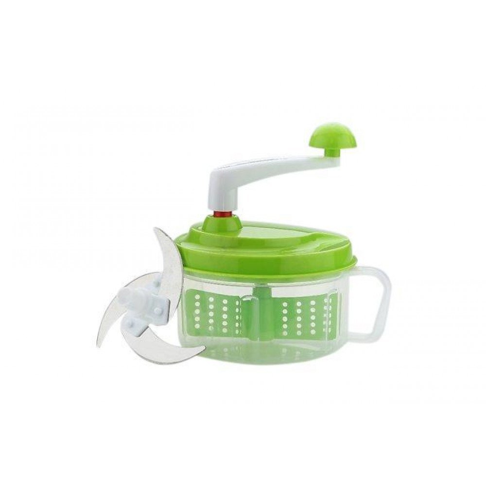 Plastic Green Kitchen Food Processor Chop N Churn