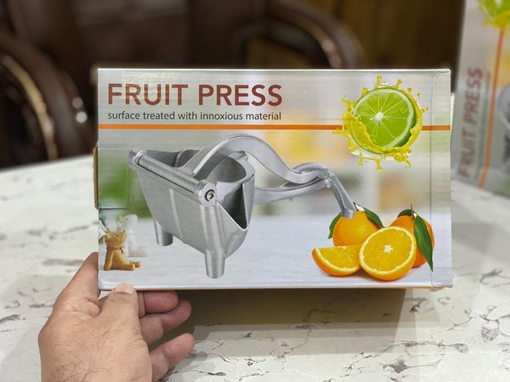 Silver Aluminium Die Cast Imported Fruit Press, For Home