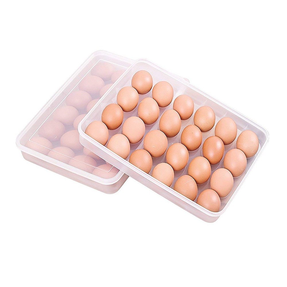 24 Pieces Plastic Egg Separator With Lid