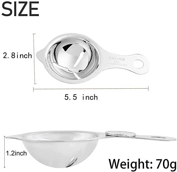 304 Stainless Steel Silver PHOENIX EGG SEPARATOR, For Home & Kitchen
