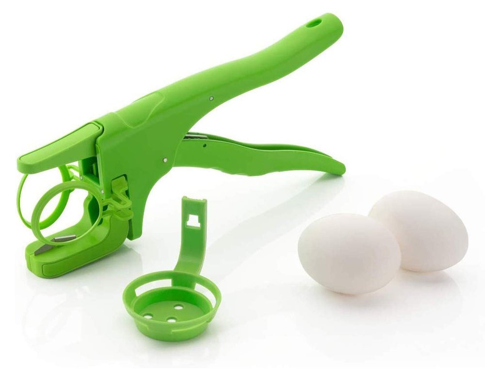 Plastic Handheld Egg Cracker with Separator