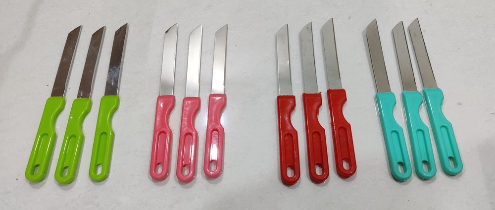 Stainless Steel Multicolor Knives, For Kitchen