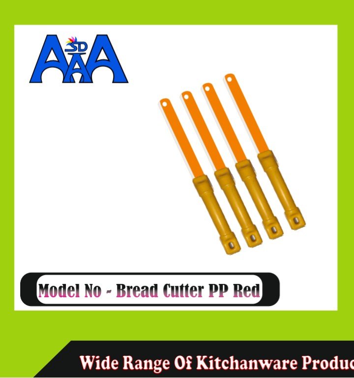AAA WOODEN Bread cutter pp red, For Cutting Veggies