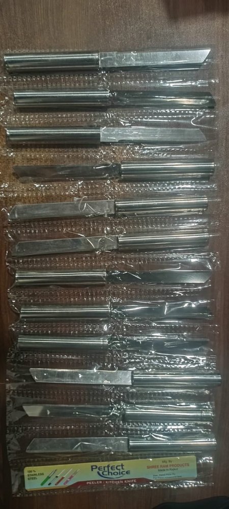 Silver Shivalay Stainless Steel Knife With Stainless Steel handle, For Multipurpose
