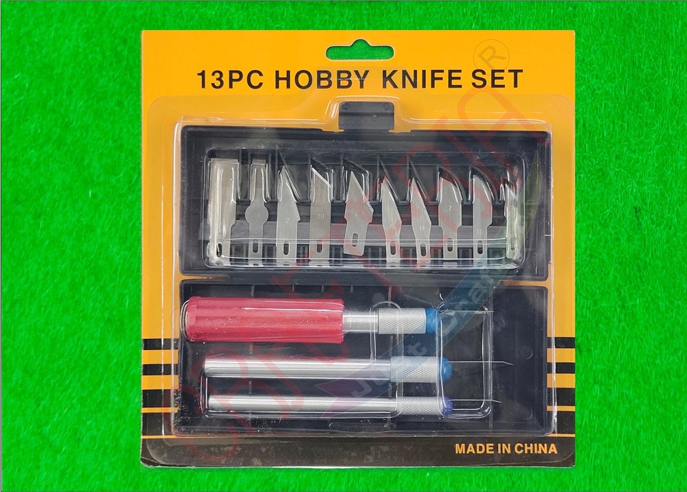 Stainless Steel 13 PC Hobby Knifes Set, For Cutting