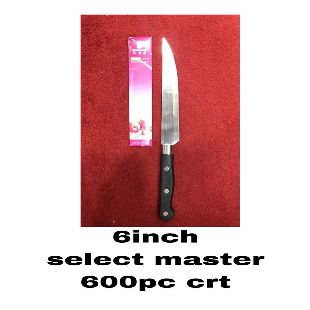 Select Black Chef Knife 6 Inch, For Kitchen