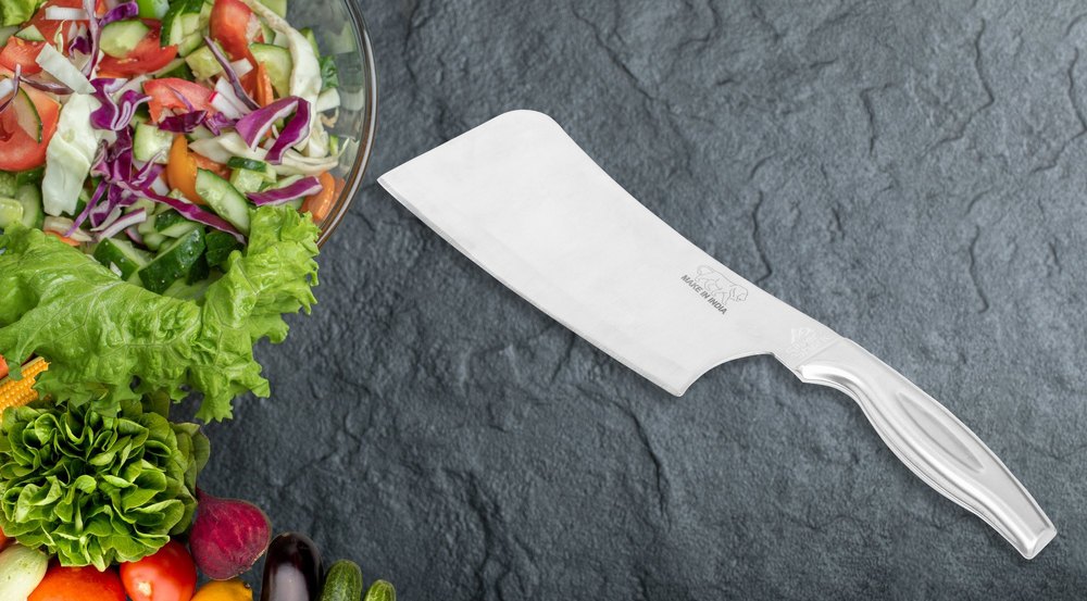 Silver Stainless Steel SS Chopper Knife