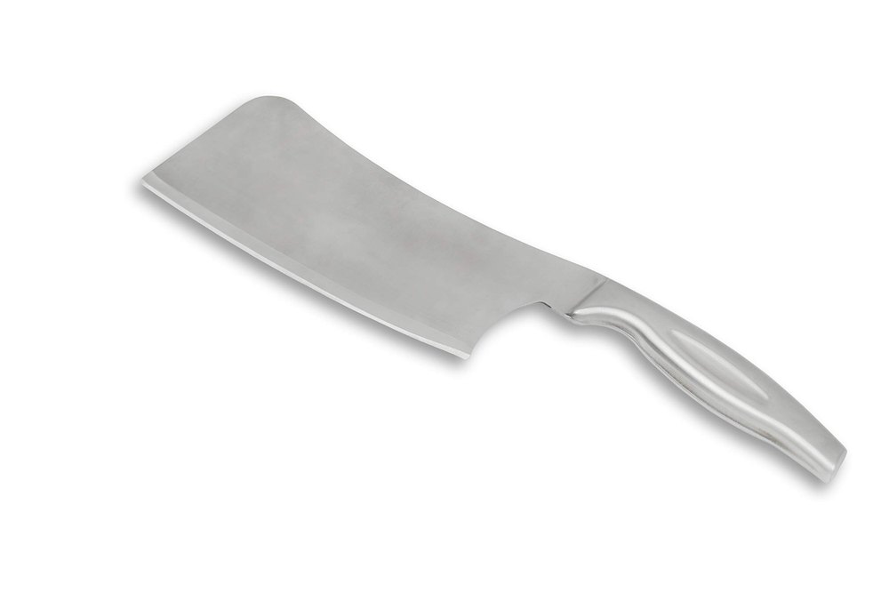 Stainless Steel Silver Meat Chopping Knife, For Kitchen