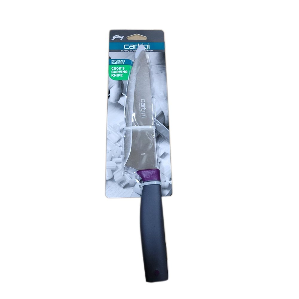 Black Stainless Steel Godrej Cook Carving Knife, For Cutting