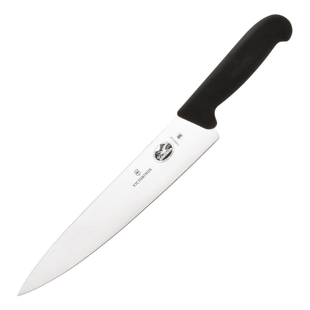 Black Stainless Steel Victorinox Carving Knife 25 Cms, For Kitchen