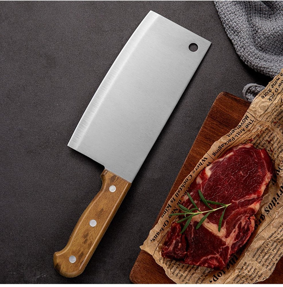 Meat Cleaver 7 inch, Butcher Knife Vegetable Cleaver Knife