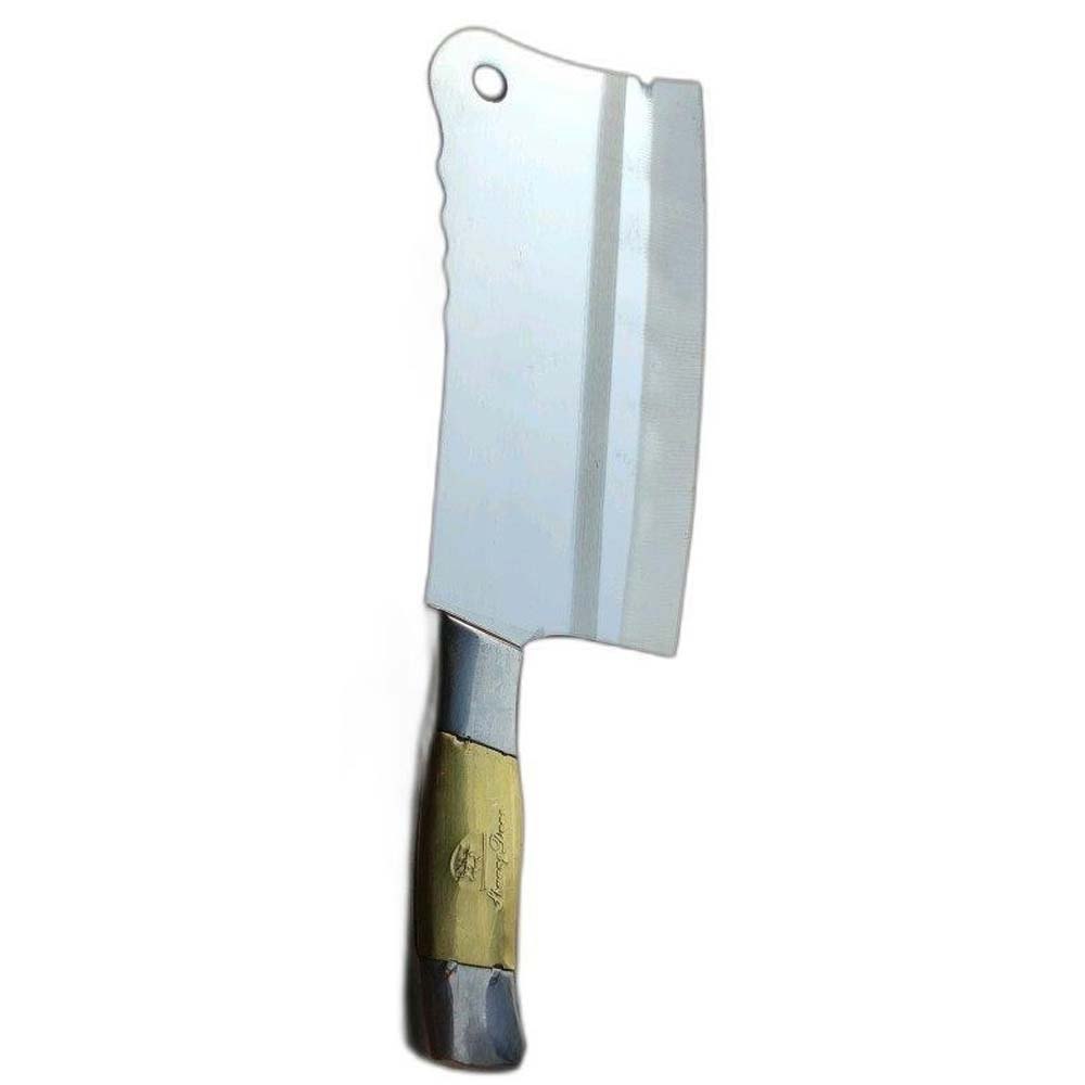Surya Silver Stainless Steel Golden Finish Butcher Knives, For Kitchen